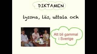 Diktamen Att bli gammal Sfi KursC kursD [upl. by Junie596]