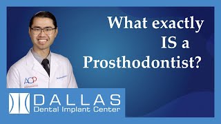 What IS a Prosthodontist [upl. by Hakon512]