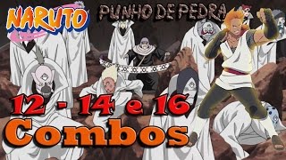 Naruto Online  Combos de 12 14 e 16 com Punho de Pedra  Chiyo Chikamatsu [upl. by Macdermot]