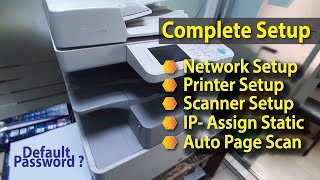 Canon IR 2520W Photocopier ScannerPrinter amp Network Installation Complete Guide [upl. by Valida]