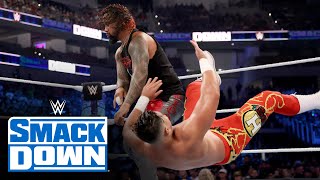 The Usos vs Los Lotharios  Championship Contender’s Match SmackDown July 8 2022 [upl. by Astor937]