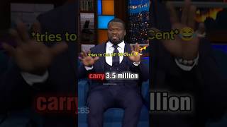 50 Cent EXPOSE 😳 Stephen Colbert on His own Show👀 shorts [upl. by Nash]