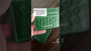 CARD HOLDER UPDATES cardholder clothingbrandstartup wallet [upl. by Lehcim]