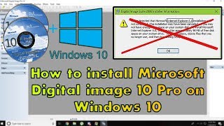 How to install Microsoft Digital image 10 Pro on Windows 10 Disk Installation [upl. by Gnak508]