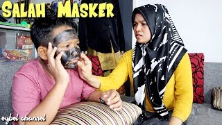 SALAH PAKE MASKER  VIDEO LUCU [upl. by Akyeluz]