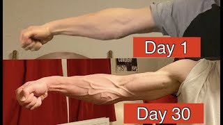 How I got Vascular Forearms in only 30 Days [upl. by Ordnas]