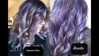 How to Purpleviolet to gray hair color [upl. by Notsgnik]