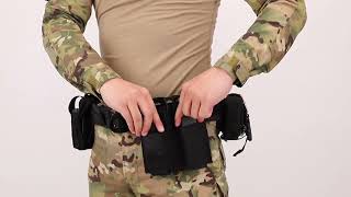 Yakeda 7 in 1 Tactical Modular Equipment System Molded Duty Belt Set for Law Enforcement [upl. by Coonan]