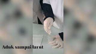 Proses Pembuatan Emulsi Paraffin Liquidum [upl. by Secundas]