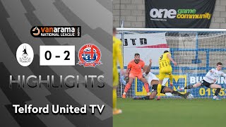 AFC Telford United 0  2 AFC Fylde  Vanarama National League North Highlights 202021 [upl. by Coyle485]