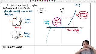 93b IV Characteristic Curves Diode Filament Thermistor LDR  AS Electricity  A Level Physics [upl. by Ecinrahs271]