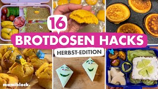 18 Brotdosen Hacks  Herbst Edition 🍂 Kita amp Schule  mamiblock [upl. by Brodench]