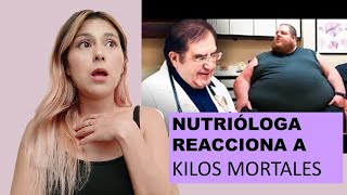 nutrióloga reacciona a kilos mortales [upl. by Ainegul612]