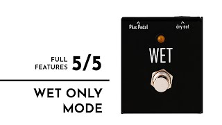 PLUS Pedal Full Features 5 of 5  Wet Only Mode  Gamechanger Audio [upl. by Grobe]