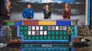 Wheel of Fortune  The Rare Triple Tossup Failure Nov 21 2013 [upl. by Wickham]