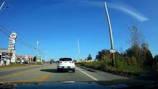 Driving to Market Basket on Hartford Avenue in Johnston Rhode Island [upl. by Enoek]