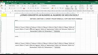 COMO CONVERTIR UN NUMERO EN MES EXCEL BASICO 👌 [upl. by Atipul]