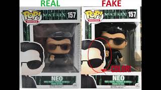 Funko Pop Legit Guide quotReal Vs Fakequot NEO 157 – MATRIX [upl. by Waneta]