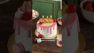 This is the best cake I made in 2023 500k special ULTIMATE MOCHA STRAWBERRY CAKE RECIPE shorts [upl. by Ynohtna990]