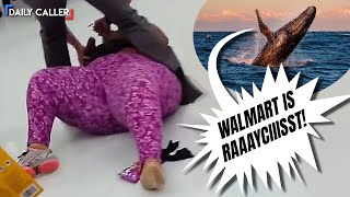 Walmart Is Racist Woman Screams After Getting Tackled At Walmart [upl. by Kristie]