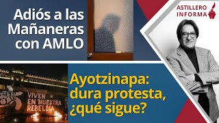 AstilleroInforma  Adiós a las Mañaneras con AMLO Ayotzinapa dura protesta ¿qué sigue [upl. by Namien]