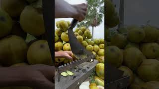 Amazing Palm Fruit Cutting New Method at Village palmcutting amazingskill shorts [upl. by Ninnahc548]