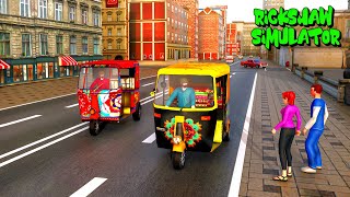 Modern Tuk Tuk Auto Rickshaw Free Driving Games  Auto Rickshaw Driving Game  Android Gameplay [upl. by Ateinotna539]