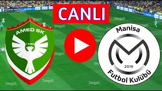 🔴 AMEDSPOR MANİSASPOR MAÇI CANLI İZLE  eFootball Türkçe Simülasyon [upl. by Nerrad]