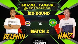 MATCH 2  DELPIN VS HANZ  RG CUP PES 24 PS3 PROBOLINGGO [upl. by Wicks534]