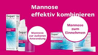 Gepan® Mannose Mannose effektiv kombinieren [upl. by Nalra]