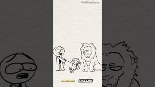 The Dog Is Barking 🐕😜 stickman animation animationmeme nutshellanimations shorts [upl. by Kopaz869]