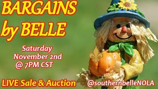 Sale Auction  BARGAINS BY BELLE  Come shop chat amp bid from the comfort of home [upl. by Hterag]