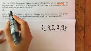 Princípio Fundamental da Contagem  vídeo 1 [upl. by Kcaj]