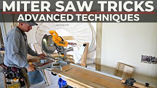 Advanced Miter Saw Techniques  Tricks Youve Probably Never Seen [upl. by Nidraj]