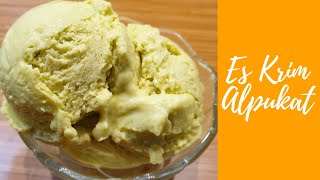 Cara Membuat Es Krim Alpukat Lembut [upl. by Mun953]