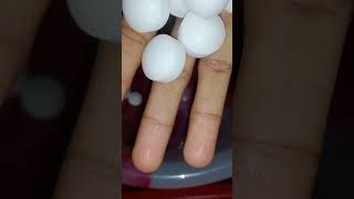 Mothball playing ⚪🤤 mothball asmr satisfying naphthaleneballs [upl. by Etiuqal]