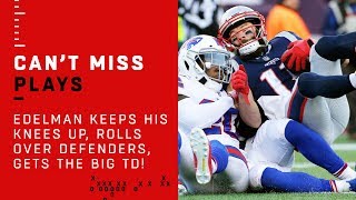 Edelman Keeps His Knees Up Rolls Over Defenders Gets the Big TD [upl. by Mallory]