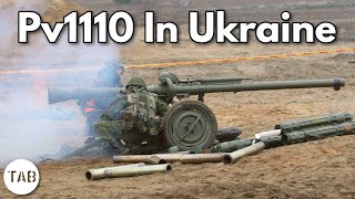 Rare Swedish PV1110 Recoilless Guns In Ukraine [upl. by Dnesnwot616]