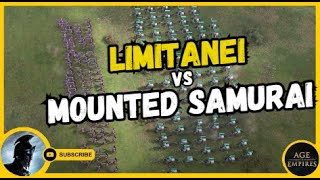 AOE 4 l Who Wins l 100 Limitanei vs 80 Mounted Samurai [upl. by Suivatal471]