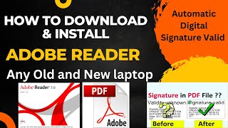 How to Download Adobe Reader  How to Adobe Reader Signature Validation ✅Automatic  Adobe Acrobat [upl. by Izak504]