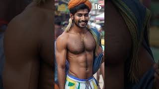 Handsome Indian Men at Pondy Bazaar Chennai  AI Indian Guys [upl. by Aihtekal]