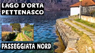 Pettenasco NO Incantevole Passeggiata nord lungo il Lago dOrta  Walkin Tour [upl. by Icat70]