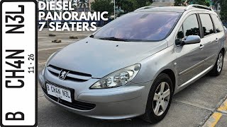 In Depth Tour Peugeot 307 SW Diesel 2004  Indonesia [upl. by Yarg]