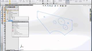 How to Import AutoCAD Drawing Elements for use in SolidWorks Part 2 [upl. by Ennasirk]