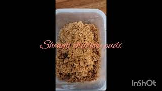 Shenga Chutney Pudi Easy and Qucik one Peanut Pudi [upl. by Daly18]