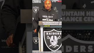 Las Vegas Raiders Coach Antonio Pierce on CB Jack Jones lasvegasraiders raidernation raiders [upl. by Nafri]