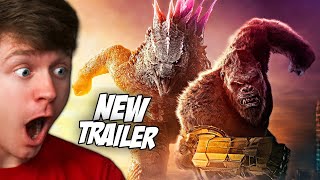 Reacting to GODZILLA x KONG Trailer 2 New Trailer [upl. by Kenleigh]