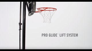 Adjusting Height on the Spalding Pro Glide Advanced Basketball Hoop Lift System [upl. by Aeki]