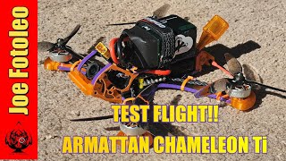 New build Test flight at the crib 5quot Armattan Chameleon TI quadmafia gemfanhobby jellyroll [upl. by Cheston]