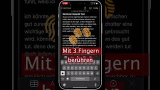 iPhone Notizen  gelöschten Text zurückholen  STRGZ Trick shorts [upl. by Eirtemed]